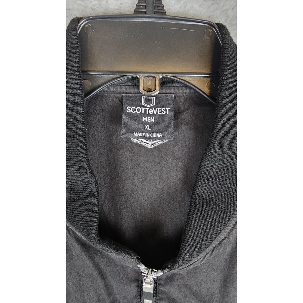 Scottevest Vest Mens Extra Large Black Many Pockets Travel Hiking Traveling XL - Picture 6 of 15